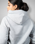 Shop Punjab Essential Grey Hoodie with Punjab logo for Women