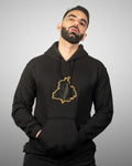 Shop Punjab Essential Black Hoodie with Punjab logo for Men's