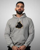 Shop Punjab Essential Grey Hoodie with Punjab logo for Men's