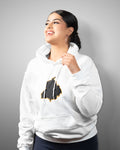 Shop Punjab Essential White Hoodie with Punjab logo for Women